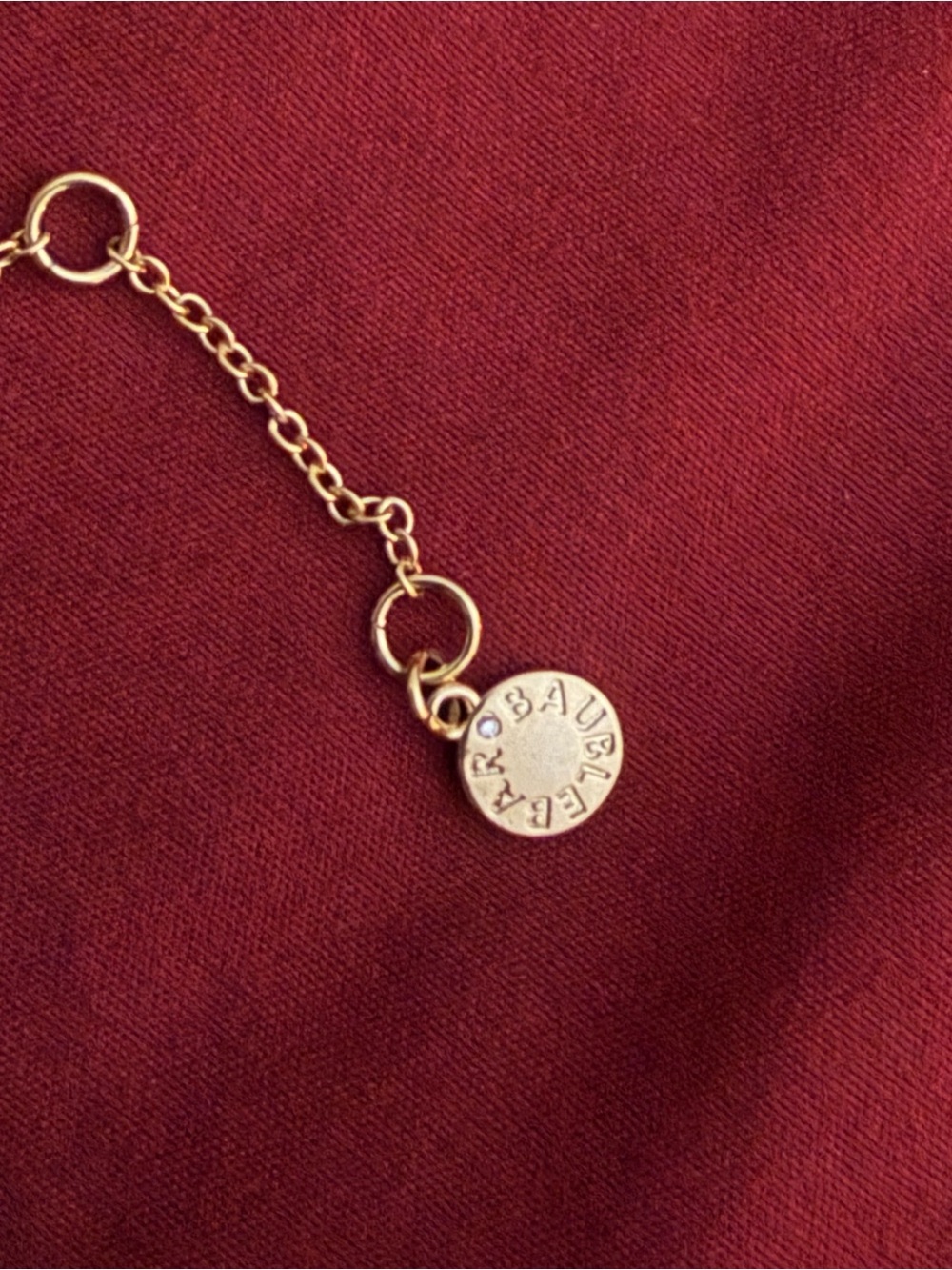 BaubleBar Gold Paperclip Link Bracelet - Picture 3 of 3